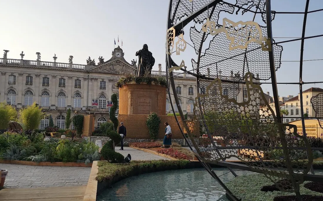La place Stanislas lors du dernier jardin éphémère (2020)
